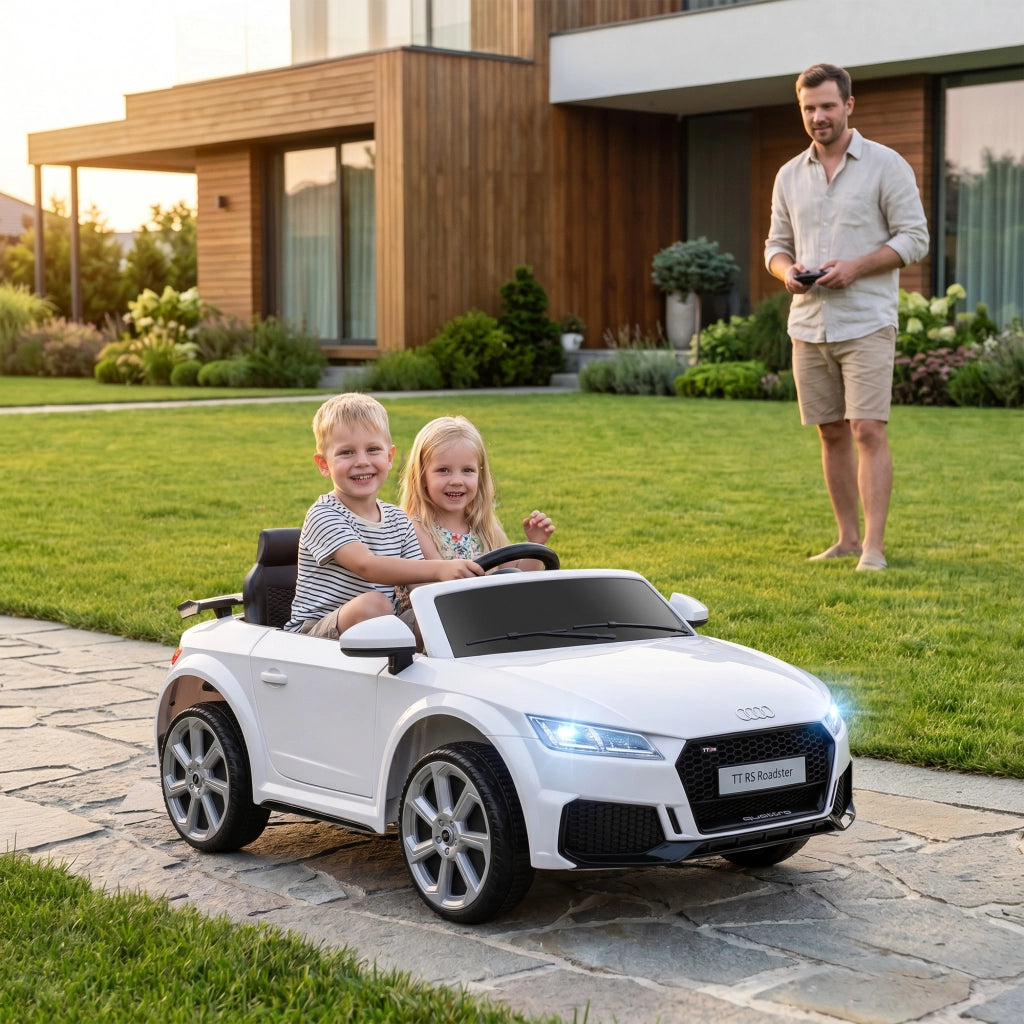 Auto Elettrica per Bambini Audi TT RS Roadster ¨C Minimal ¨C Bianco