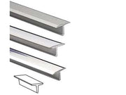 PROFILO T MT 0,9- - mm.14x9 alluminio argento satinato - 5 pezzi