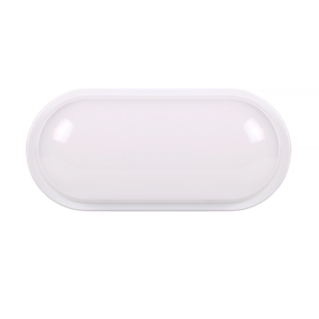 APPLIQUE LED DA PARETE IP65 LUCE CALDA 3000K - DESIGN OVALE PER GIARDINI E FACCIATE ESTERNE
