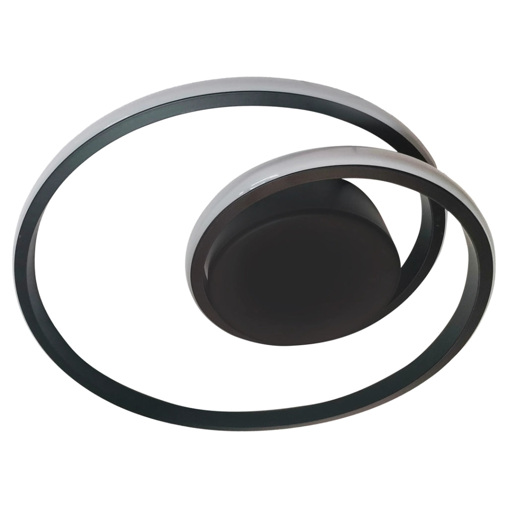 Plafoniera LED Milagro Fantasy ML6412 30W nera 40cm