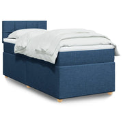 Giroletto a Molle con Materasso Blu 90x200 cm inTessuto 3286569