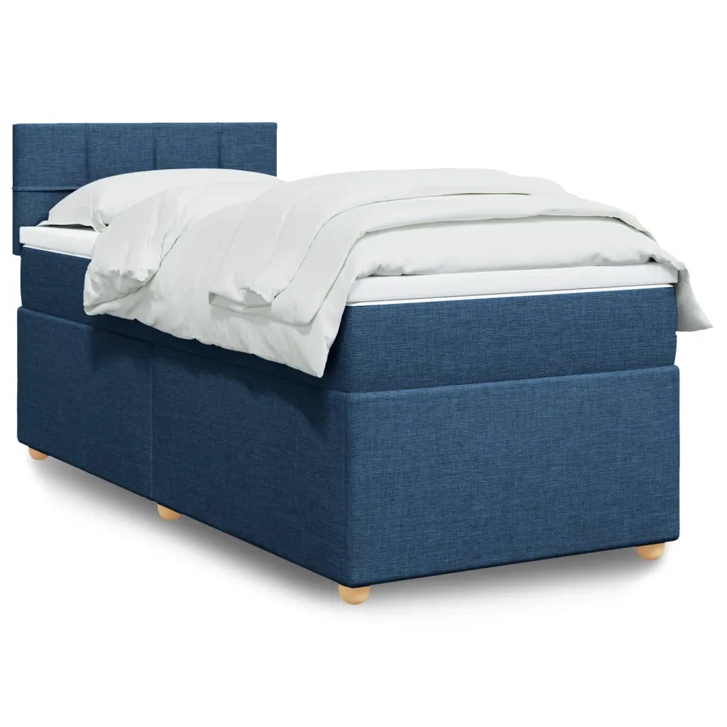 Giroletto a Molle con Materasso Blu 90x200 cm inTessuto 3286569
