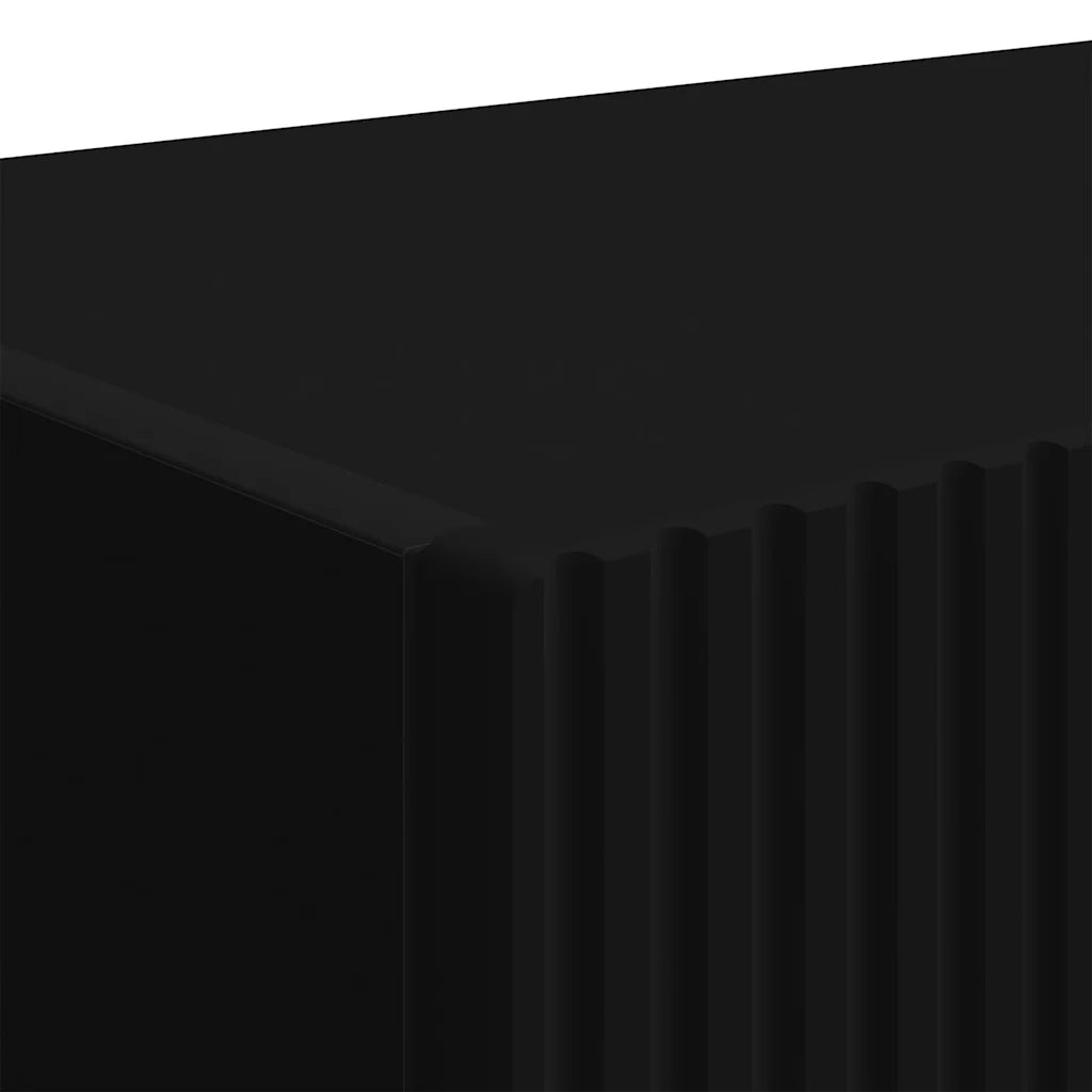 Mobile TV da parete 2 pcs Nero 60 x 31 x 29,5 cm 892192