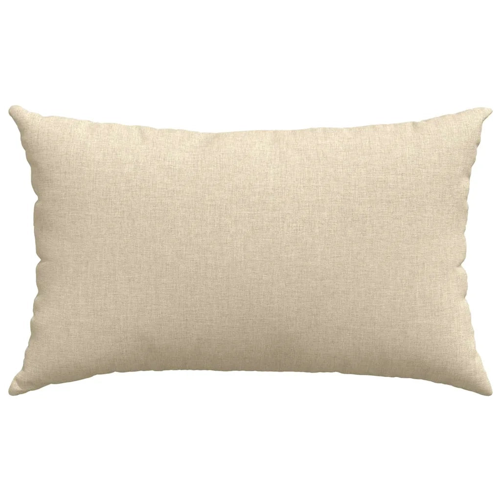 Cuscini da Divano 2 pcs Crema 50 x 30 cm Tessuto 42013617