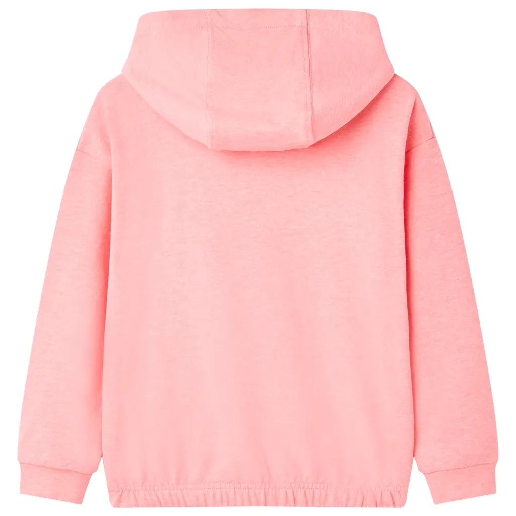 Felpa con Cappuccio da Bambina Rosa Brillante 92 11419