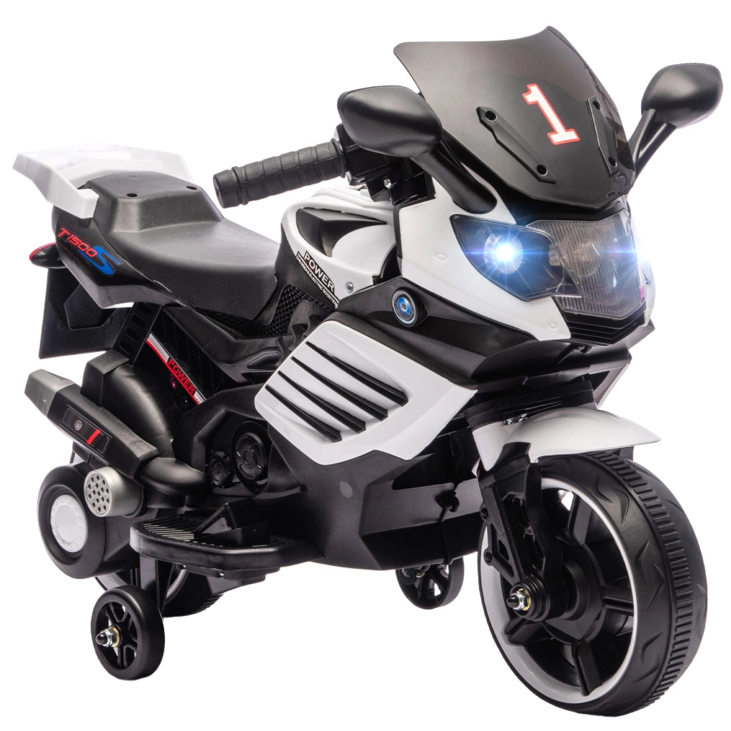 Moto Elettrica Bambini 6V ¨C Minimal ¨C Bianco