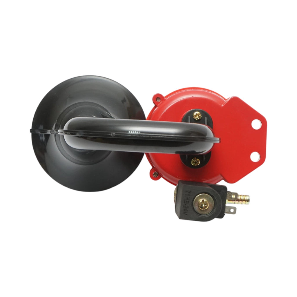 Clacson pneumatic 24V a tromba per compressore d’aria