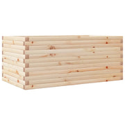 Fioriera | Cassetta per fiori | Vaso da Giardino 110x60x45,5 cm in Legno Massello di Pino