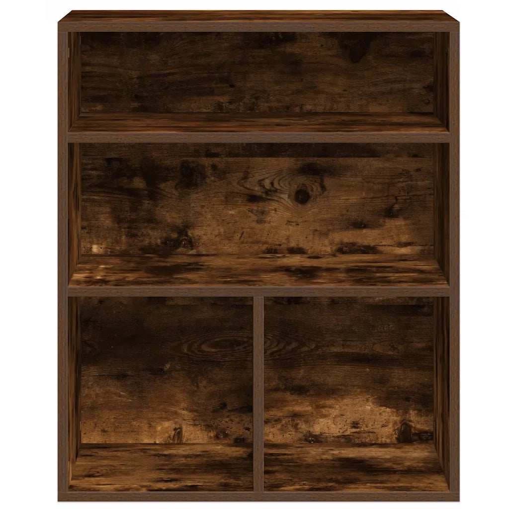 Libreria Rovere Fumo 60x30x71,5 cm in Legno Multistrato 860314
