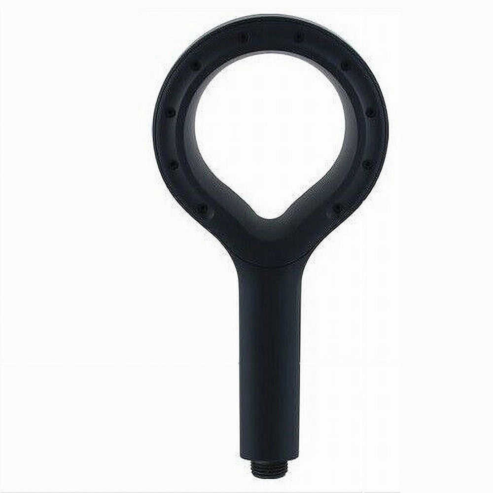 Trade Shop - Doccetta Regolabile Doccino Soffione Doccia Bagno Cornetta Moderno Nero 87515 -