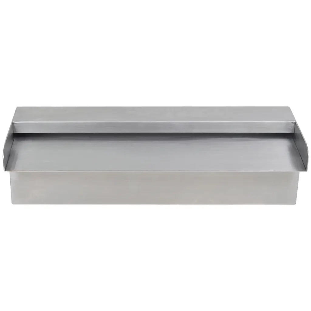 Fontana a Cascata per Giardino-Fontane  Giardino Rettangolare Acciaio Inox 30 cm