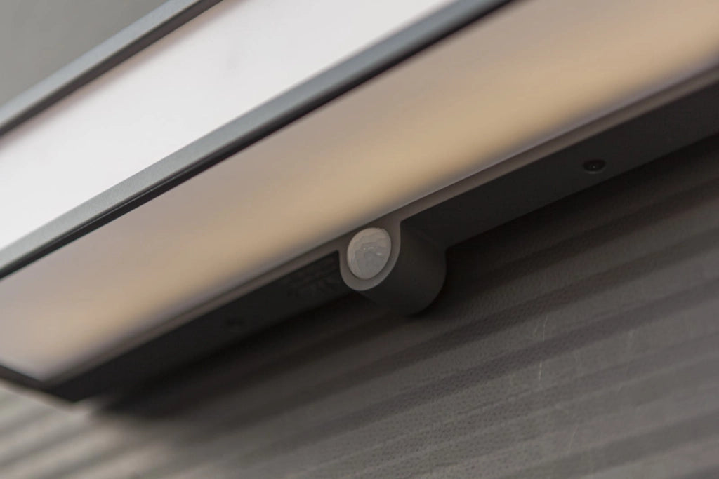 Applique esterna DOBLO grigia Lutec LED 16,5W sensori
