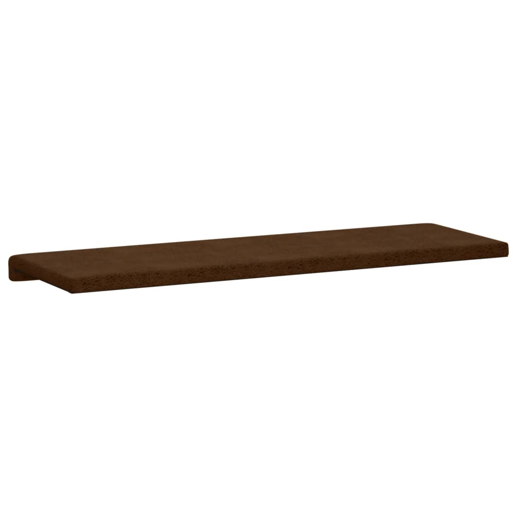 Cuscino per panchina Tessuto scamosciato sintetico Marrone 42043355