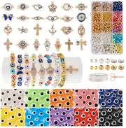 Set di occhielli neri per artigianato in 628 pezzi