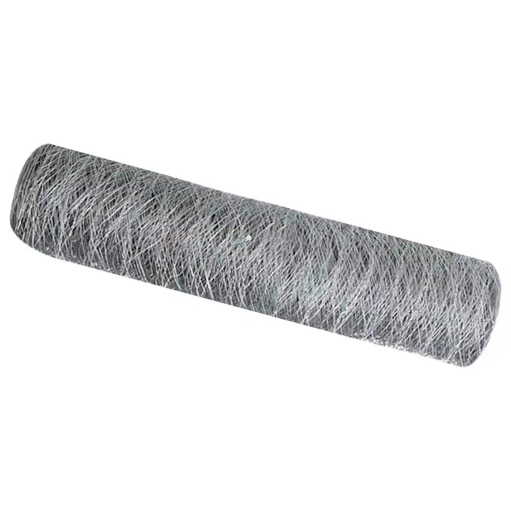 Recinzione Esagonale Argento 0,6 x 25 m Acciaio zincato 42005671