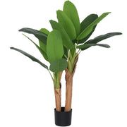 Pianta Artificiale Banano ¨C Minimal ¨C Verde 120 cm con Vaso