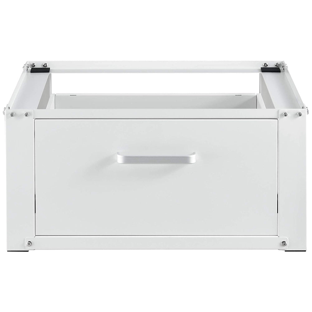 Supporto Base per Lavatrice e Asciugatrice con Cassetto Basamento Acciaio 150 kg