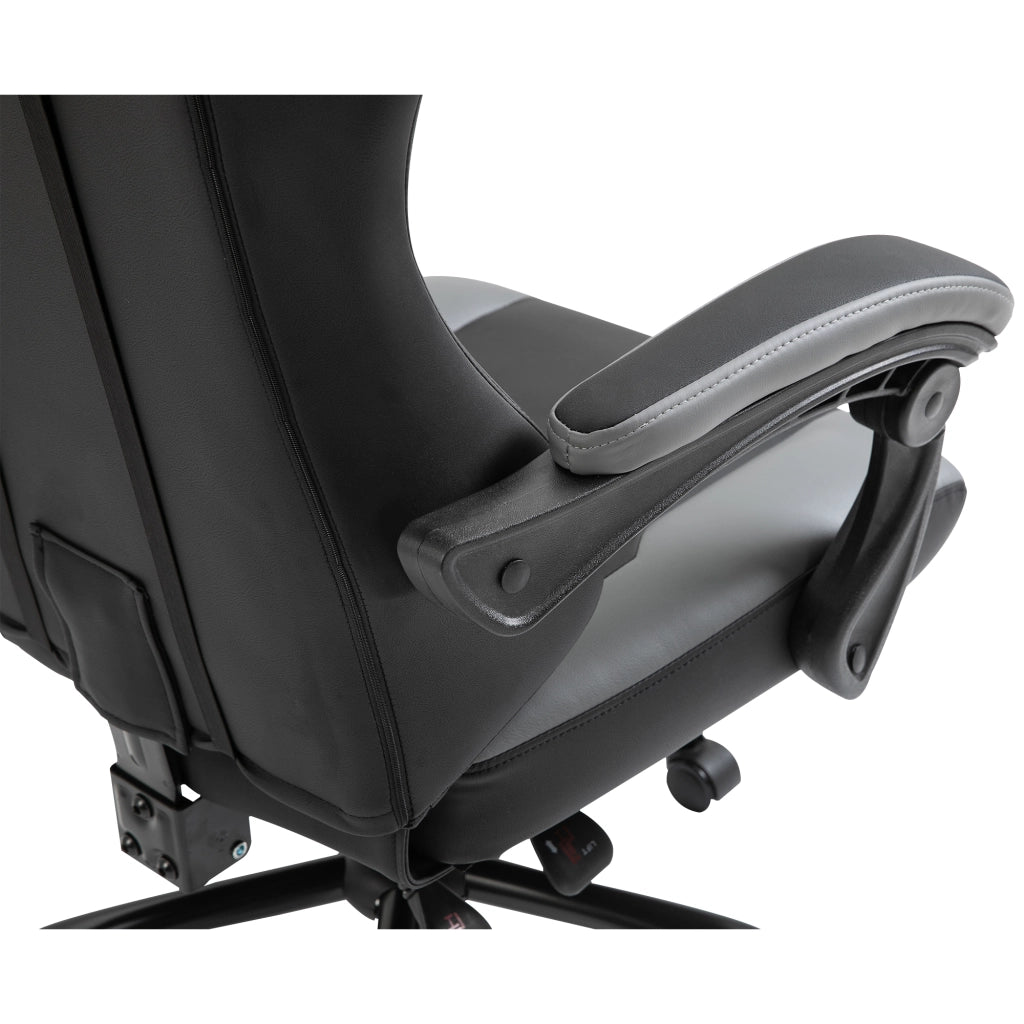Sedia da ufficio ergonomica con Schienale reclinabile 160°, Poggiapiedi, Cuscino lombare, Schiuma Nero 62 × 52 × 122-128 cm