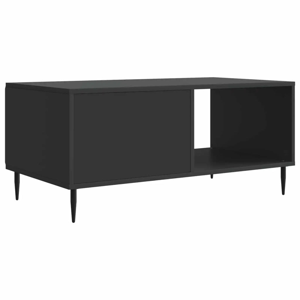 Tavolino da salotto | Tavolino da caff¨¨ | Tavolino da Soggiorno Nero 90 x 50 x 40 cm Legno ingegnerizzato