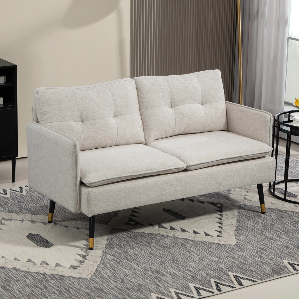 Divano 2 posti ¨C zephmum ¨C crema 139x68x80