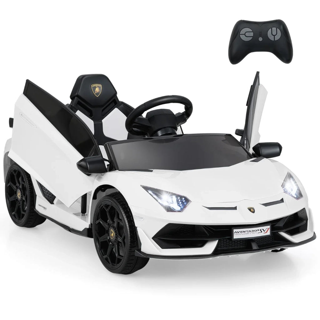 Auto elettrica per bambini 107 x 64 x 46 cm telecomando da 3 a 5 km/h design moderno PP bianco 20_0014717