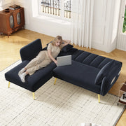 Divano letto angolare moderno - Zephmum - L-forma, funzione relax