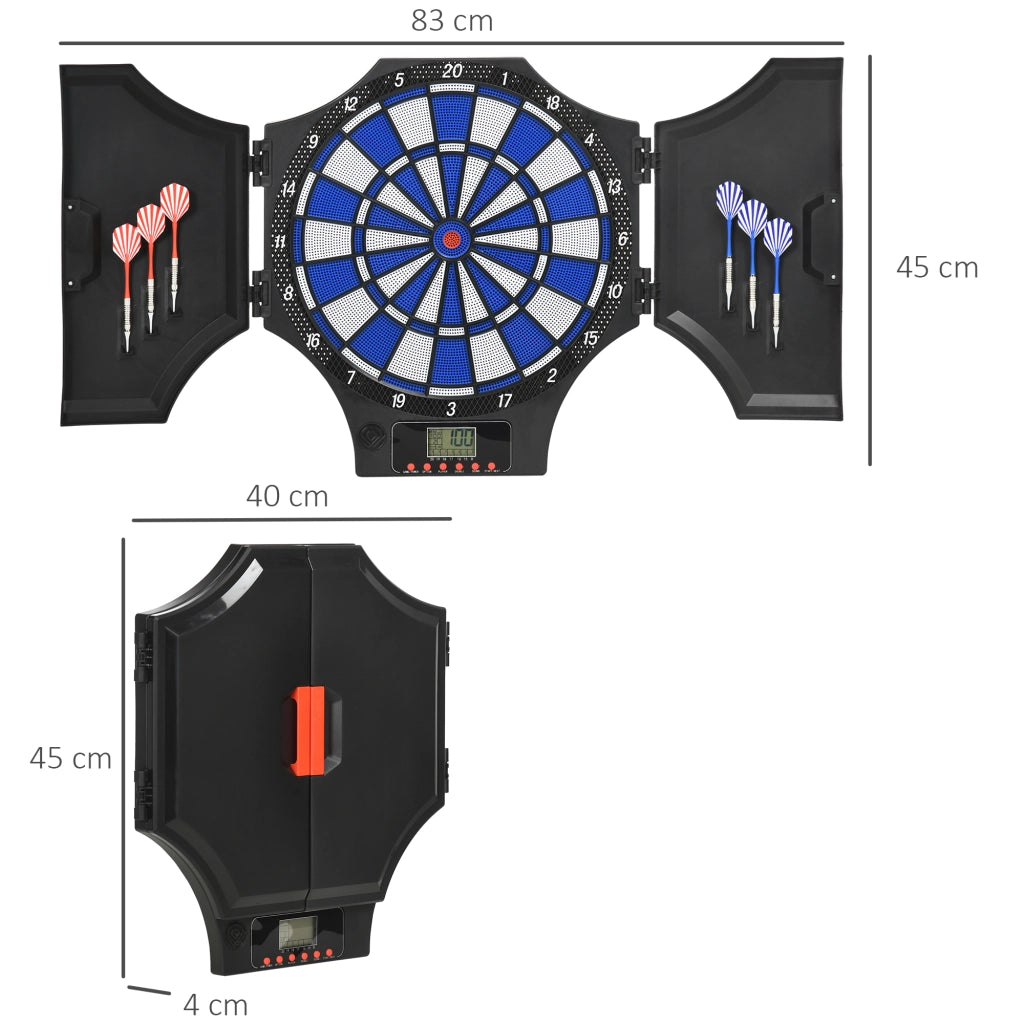 Tavolo da gioco elettronico pieghevole ¨C Minimal ¨C Nero 83x45cm