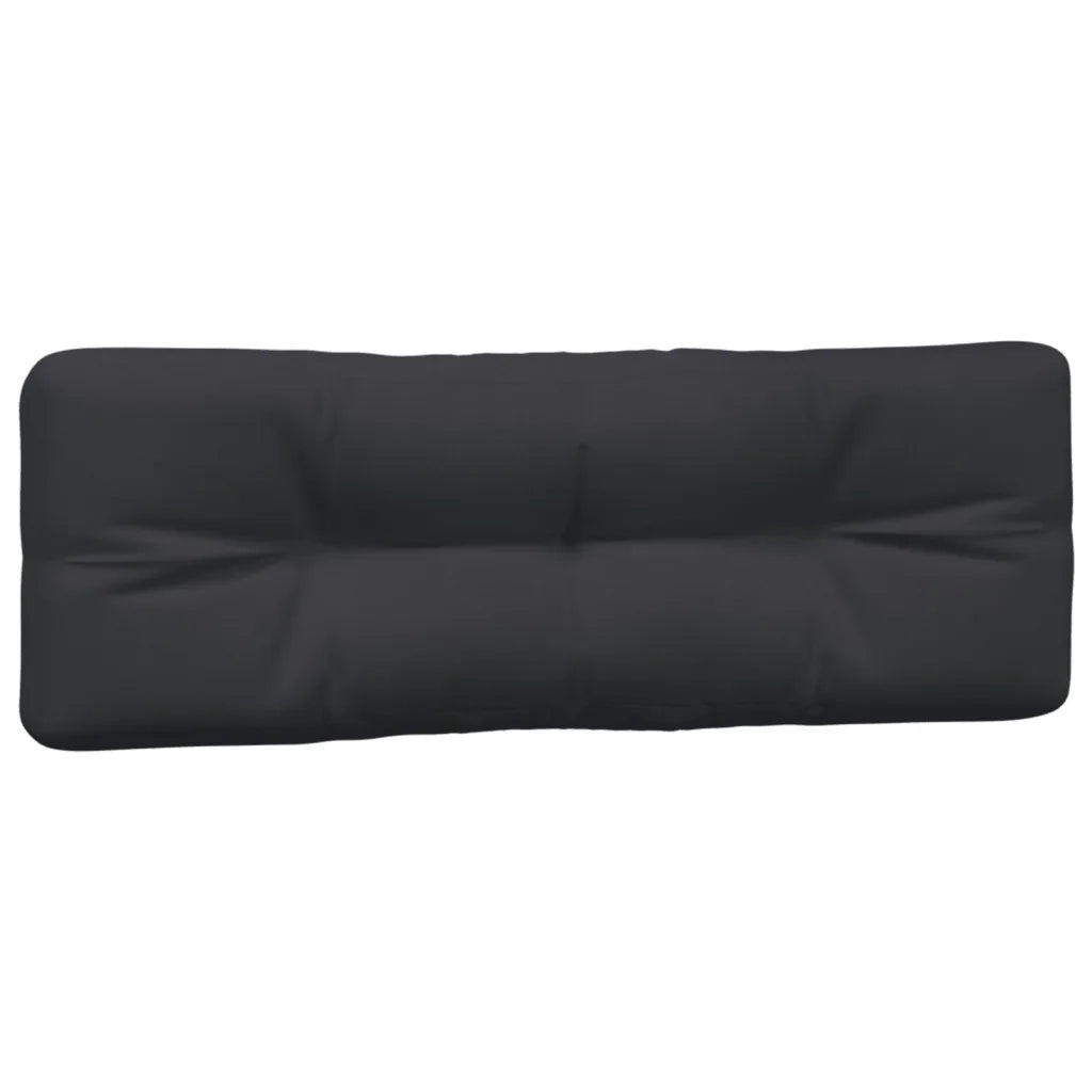 Cuscini per Pallet 2 pz Neri in Tessuto 360740