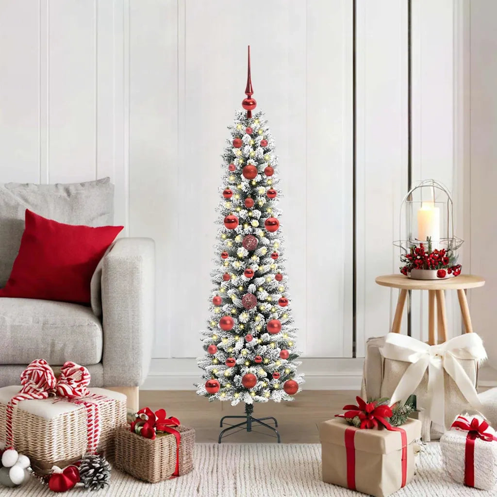 Albero di Natale artificiale con 150 LED Bianco 120 cm 3396081