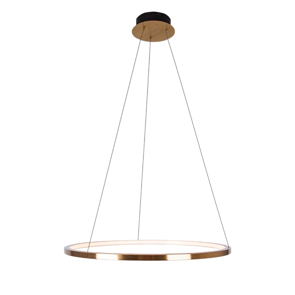 Lampadario Queen anello oro Ø70 LED 23W Maxlight P0494