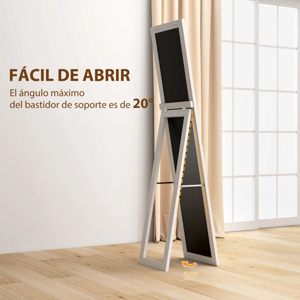 Specchio a Pieno Corpo ¨C Minimal ¨C Bianco 157x37 cm