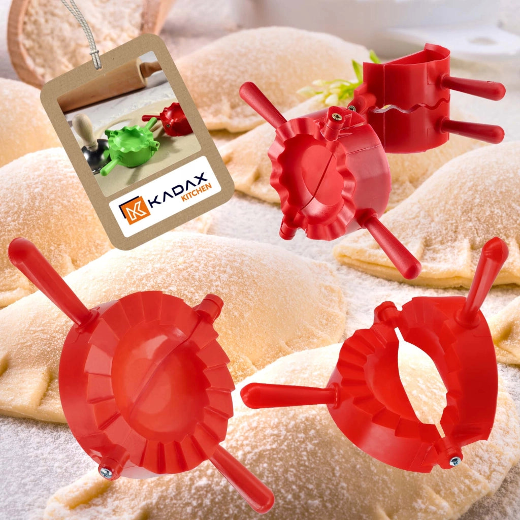 Stampo per ravioli KADAX, taglia ravioli, macchina per ravioli, stampo, 4 pezzi.