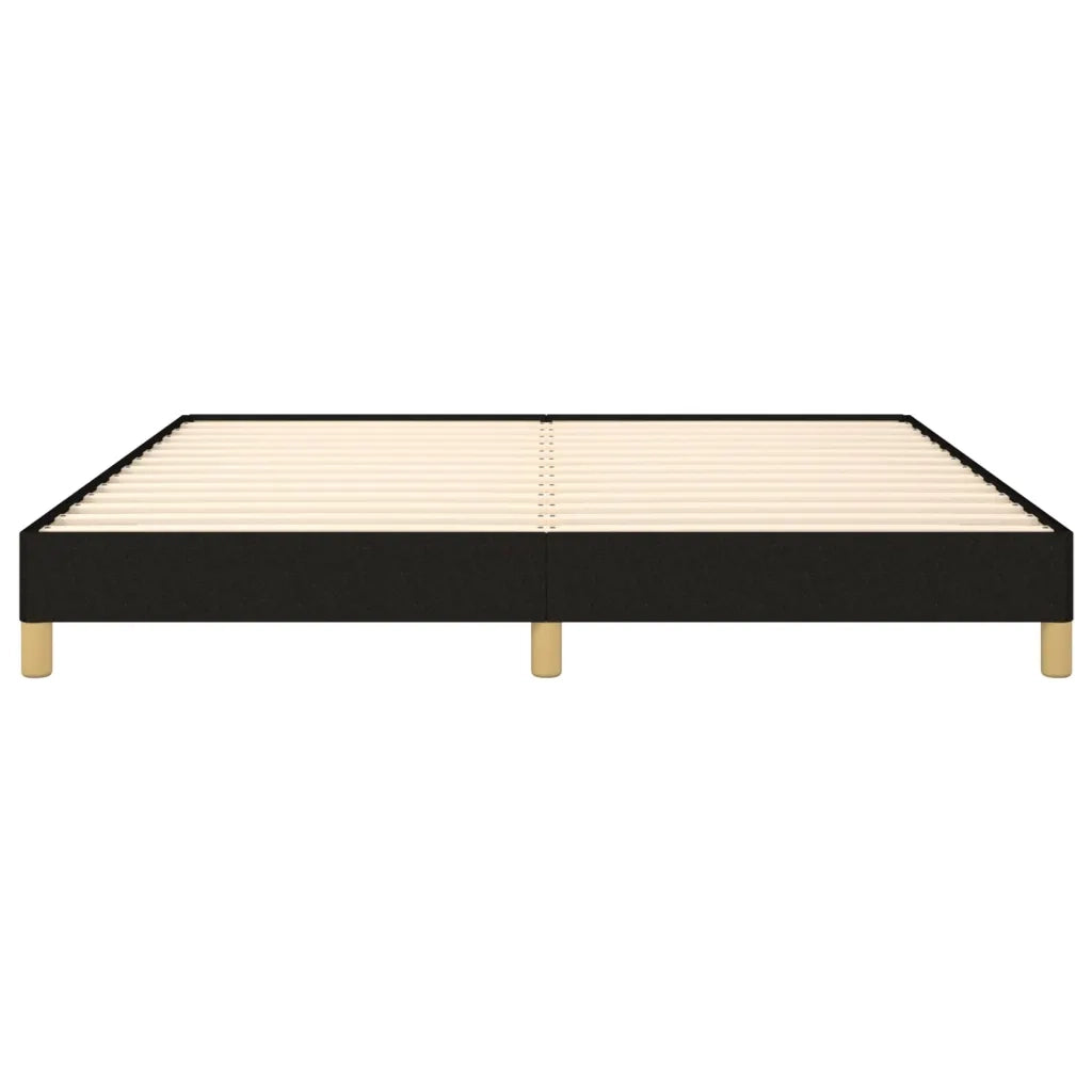 Giroletto senza Materasso Nero 180x200 cm in Tessuto 346836