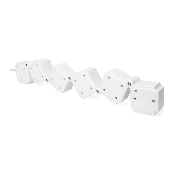 Digitus Presa multipla flessibile da 4 con 2 attacchi USB e interruttori