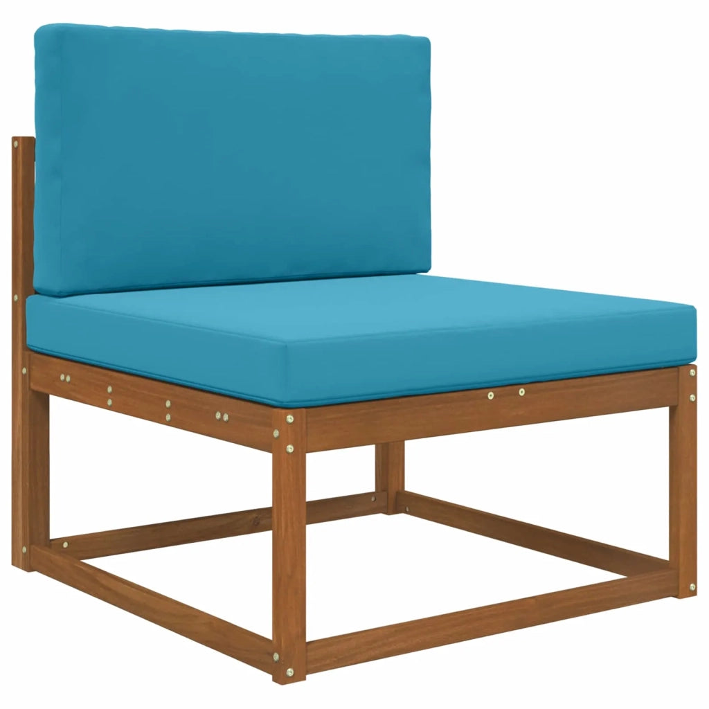 Cuscino per divano da esterno 2 pcs Blu Reale Poliestere 900839