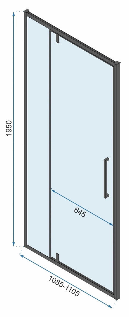 Cabina Doccia Ad Angolo Rapid Swing 90x80