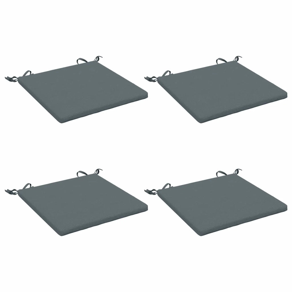 Cuscini per Sedia in 4 Pezzi SOEST 4 pz 100% Poliestere Blu 944416