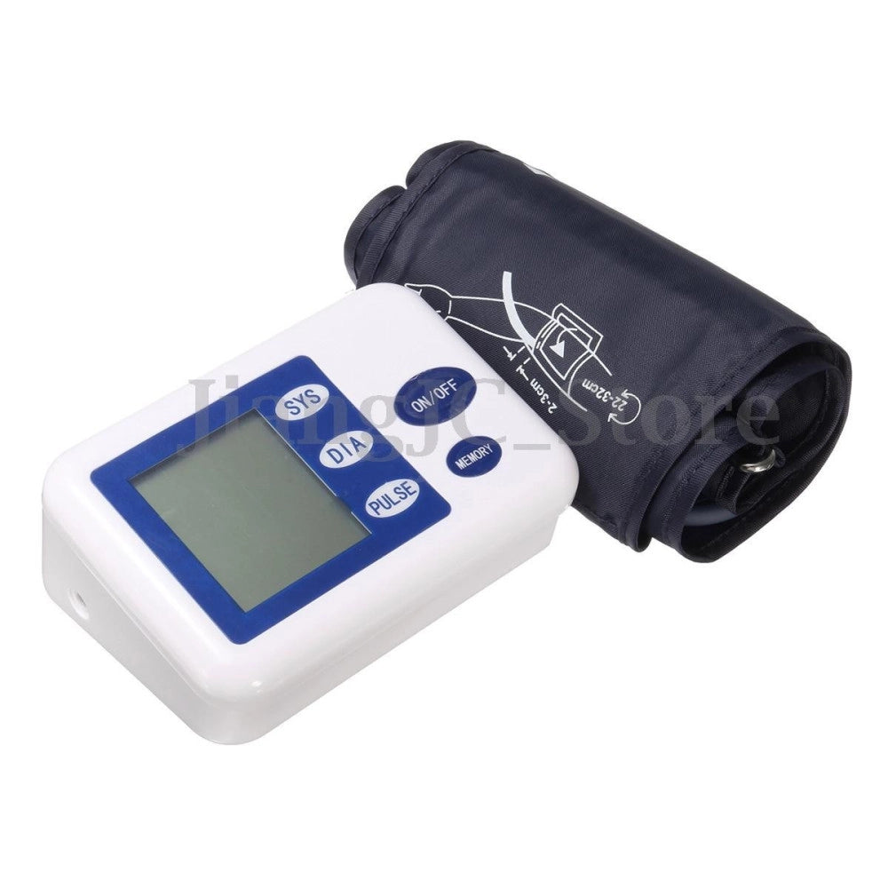 Trade Shop - Misuratore Pressione Automatico Digitale Sfigmomanometro Battito Cardiaco -