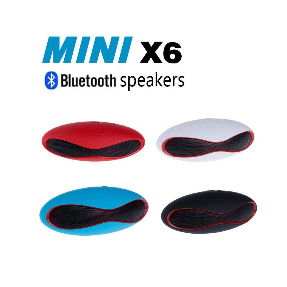 Trade Shop - Cassa Speaker Bluetooth Tf Usb Vivavoce Cellulare Ipod Smartphone Tablet Mini-x6 -