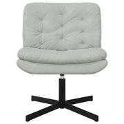 Poltrona Relax | Sedia Relax con Base Girevole Grigio chiaro 63 x 75 x 76 cm