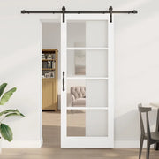 Porta scorrevole ORKDAL Bianco e Nero 83 x 211 cm 3331832