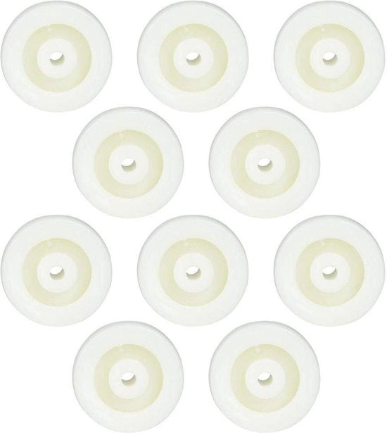 10 pezzi 2 pollici ruota in nylon - Carico massimo 20 kg - Costruzione anti-slit - Alta sicurezza - Elevazione della stabilità.
