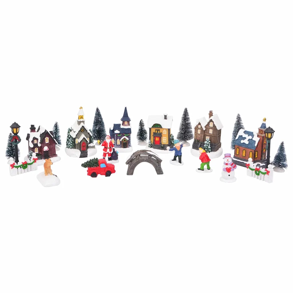 Decorazione Natalizia da Tavolo Multicolore Resina, Plastica CFW4522438