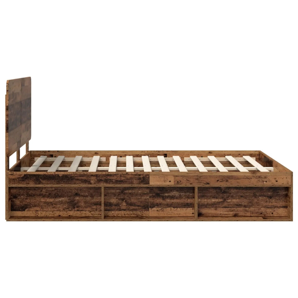 Struttura del letto Legno vecchio 150 x 200 cm Pino massello 3412477