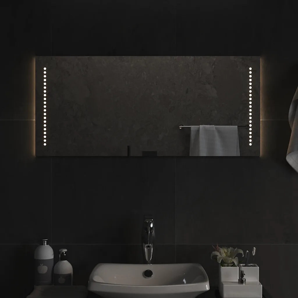 Specchio da Bagno con Luci LED 90x40 cm 151731