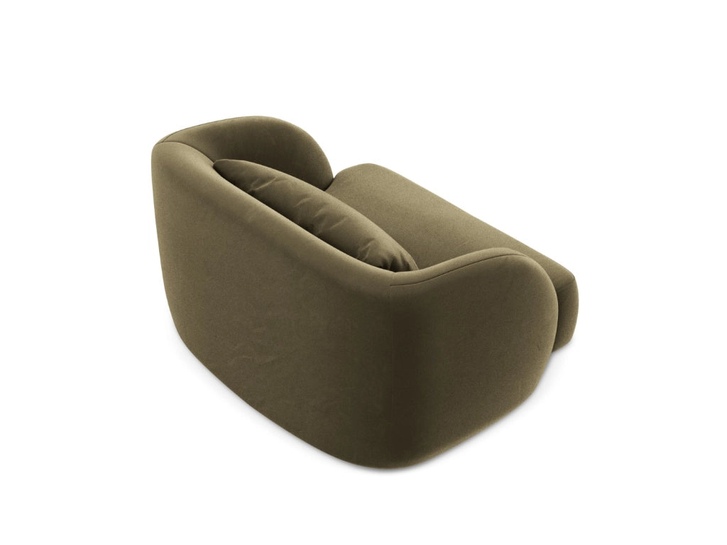 Cosmopolitan Design - Poltrona "Tulum" in velluto verde 