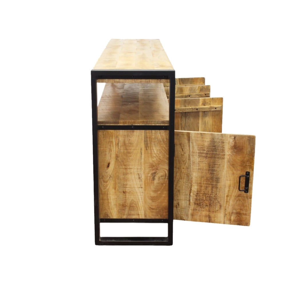 Porta TV in legno 4 ante - EUDORA