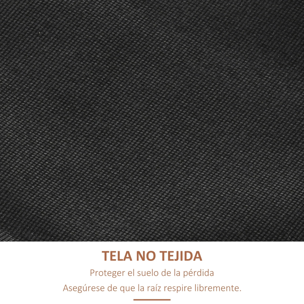 Fioriera in Legno 4 Livelli per Giardino Esterno con Fori di Drenaggio ¨C Minimal ¨C 80x45x142 cm Arancione