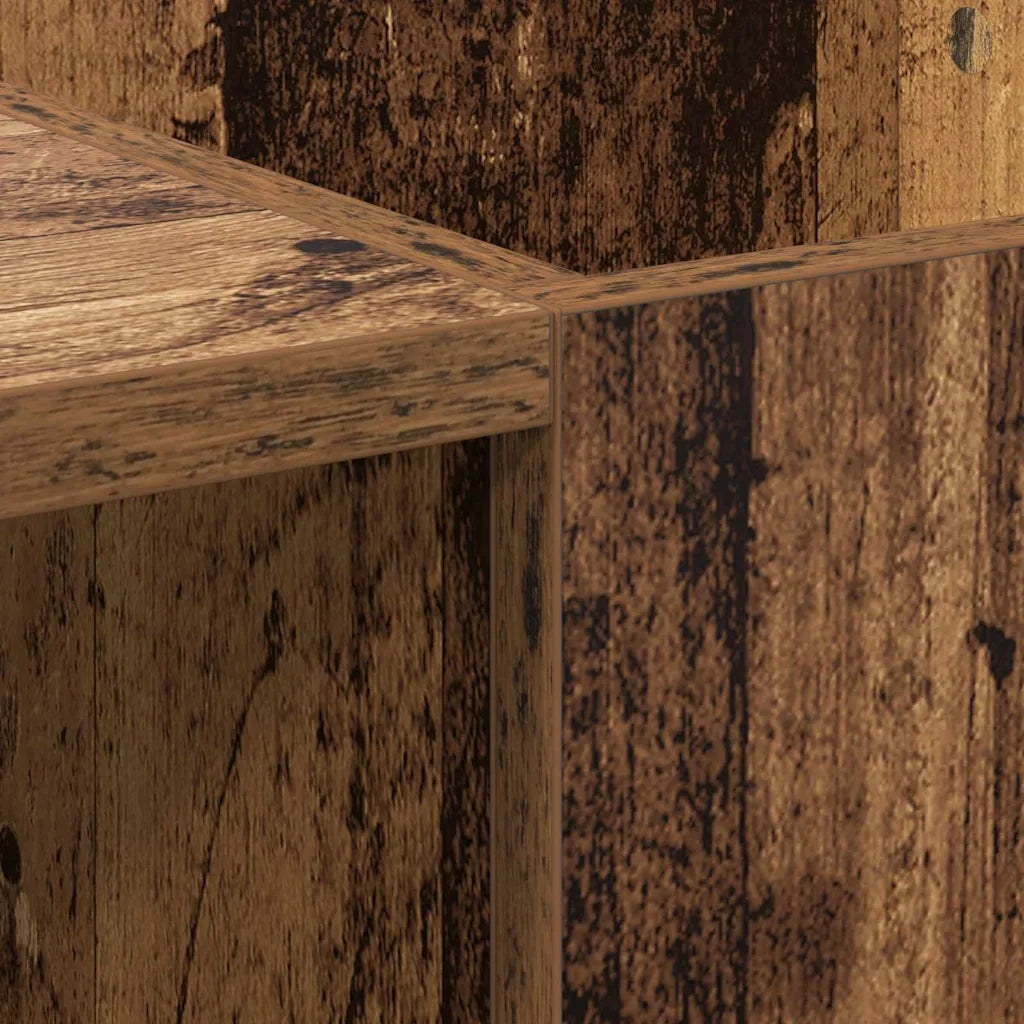 Mobile porta vinili Legno vecchio 121 x 38 x 48 cm 881471