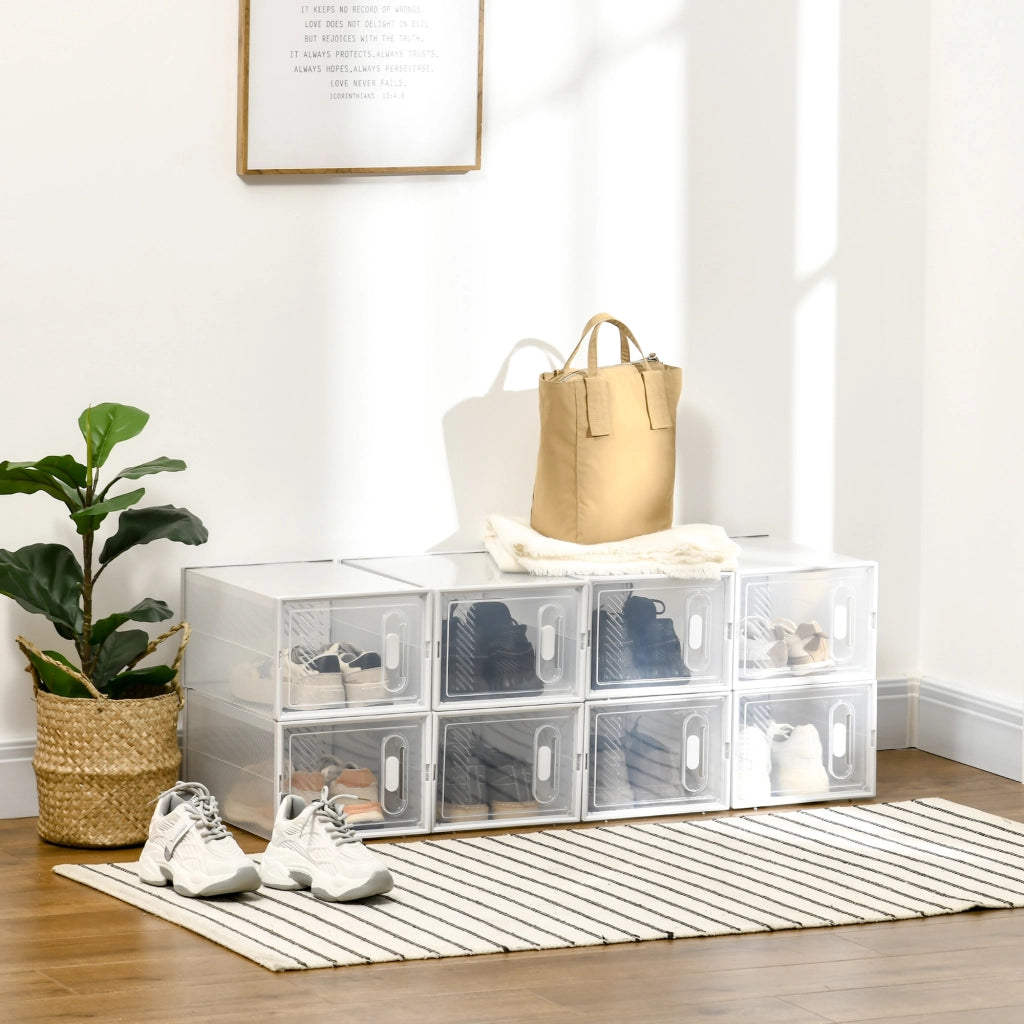 Armadio Scarpe Modulare ¨C Minimal ¨C Trasparente 25x35x19 cm